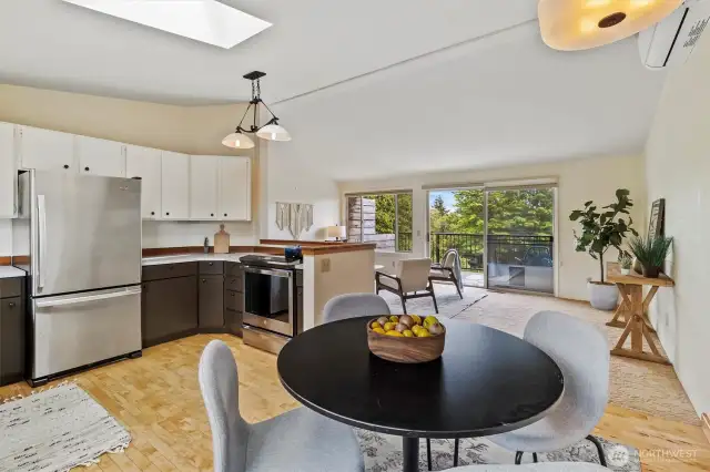 Hardwood in kitchen