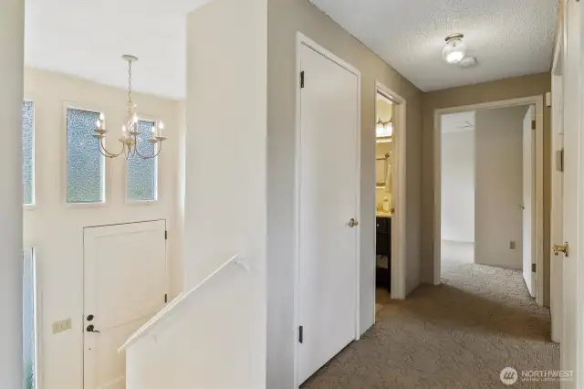 Main (upper) floor hallway