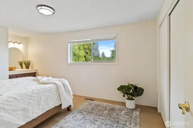 Primary bedroom -- main / upper floor