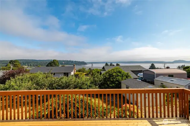 Rebuilt Deck looking onto bay