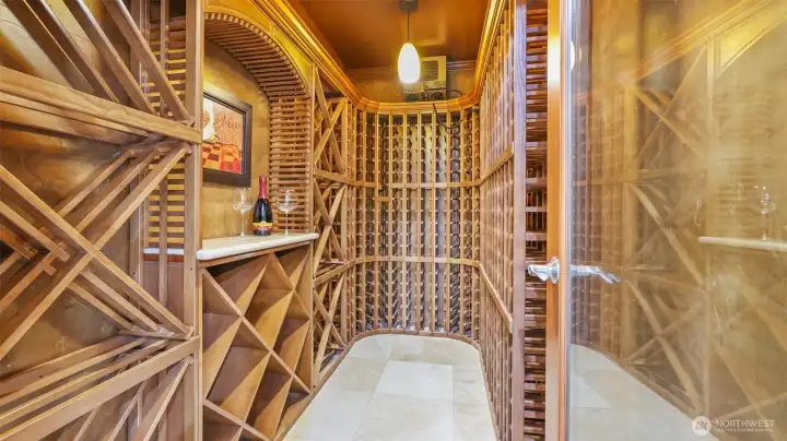 Temperature controlled wine room