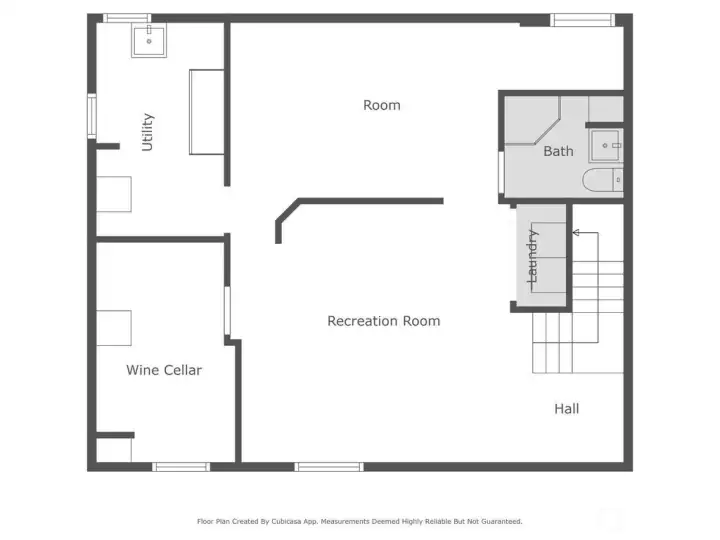 Lower level floorplan