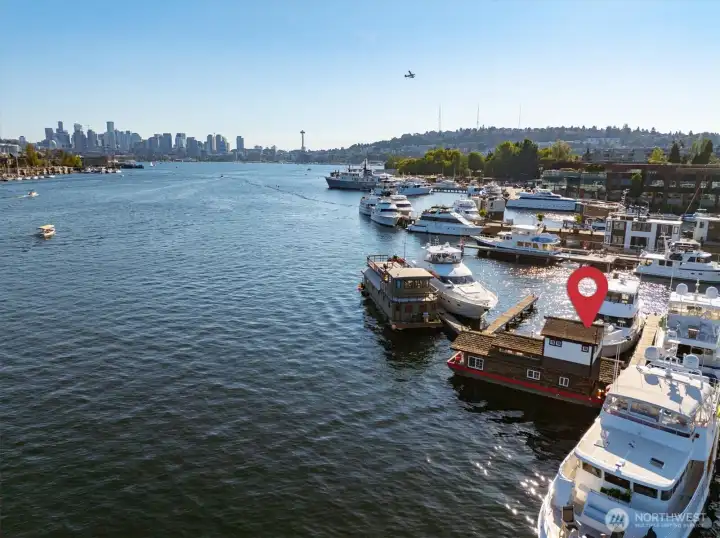 End of the dock location allows for amazing views!
