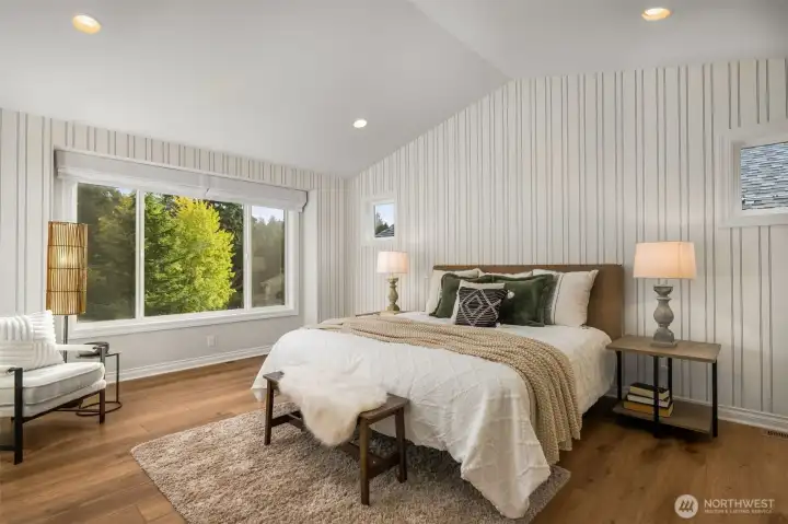 Primary suite sanctuary. Say Yes and wake up to this view every day.