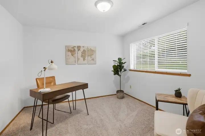 Lower level bedroom/office