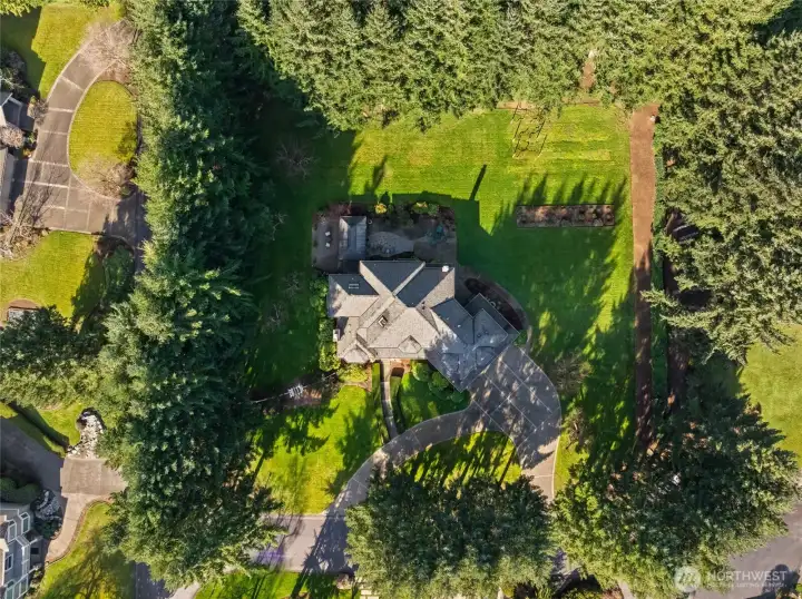 This .973 acre corner lot encompasses a backyard lover's dream! Comes with a lavender garden bed and a few trees in the backyard.