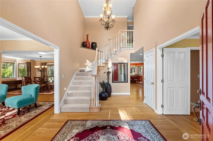 This charming 2-story home encompasses 3400 square feet of 4 bedrooms and 2.75 bathrooms.
