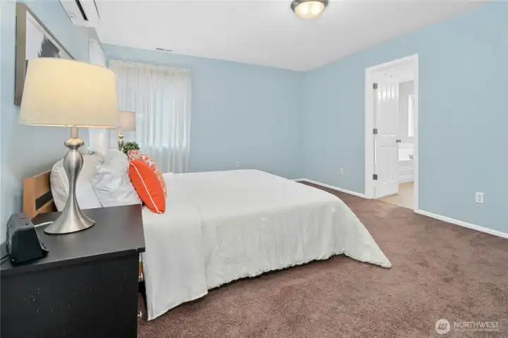 Spacious Primary Bedroom upstairs