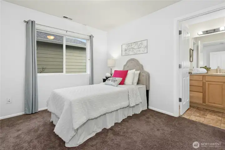 3rd bedroom upstairs. Hunter Douglas blinds have lifetime warranty