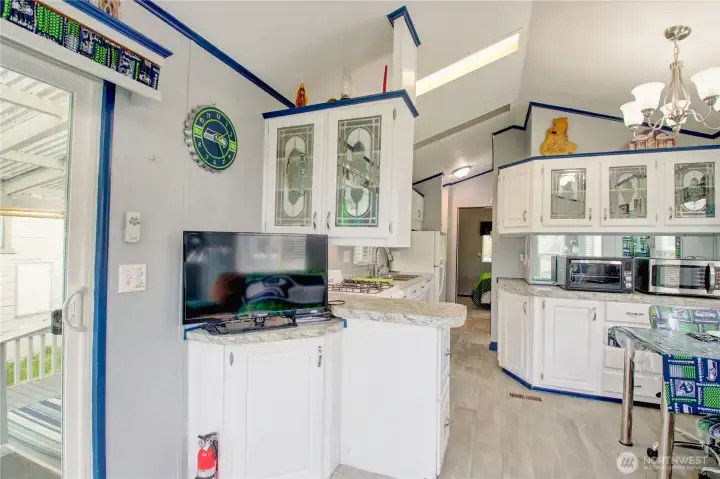 Tons of cabinetry, not usually found in park models.