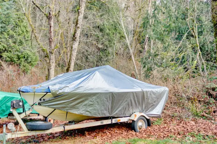 This boat transfers with the sale