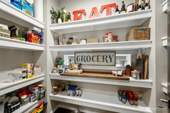 Walk In Pantry, With Easy Access To Garage