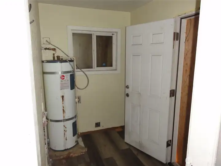 Laundry room/back door.