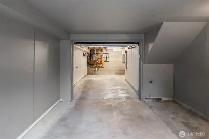 TWO covered parking spaces!