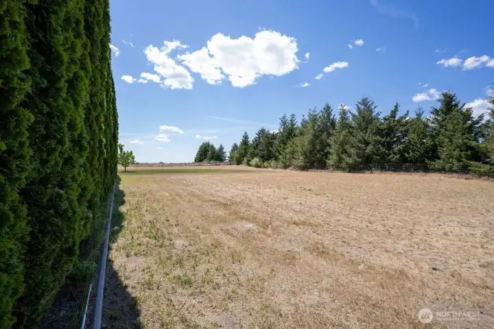 Potential pasture or larger shop location. Property has 400 amp service