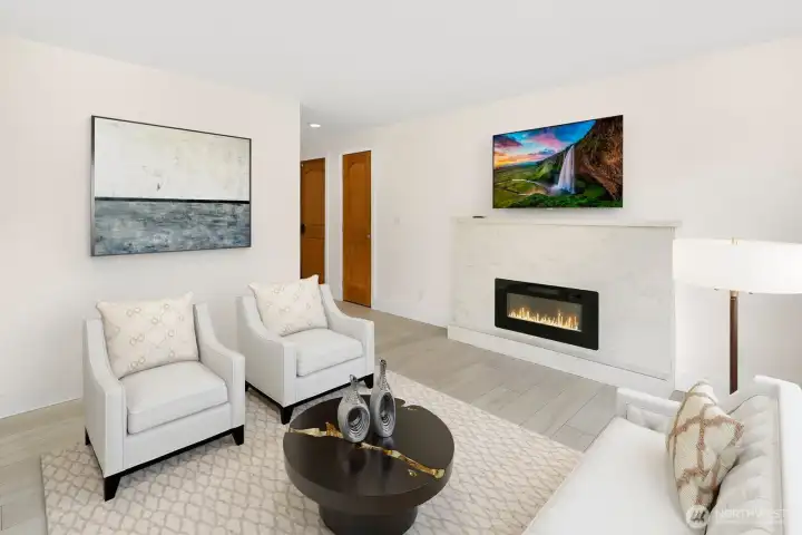 Living Area - Virtually Staged