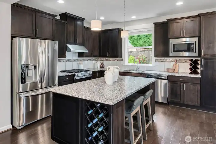 Built-in wine storage