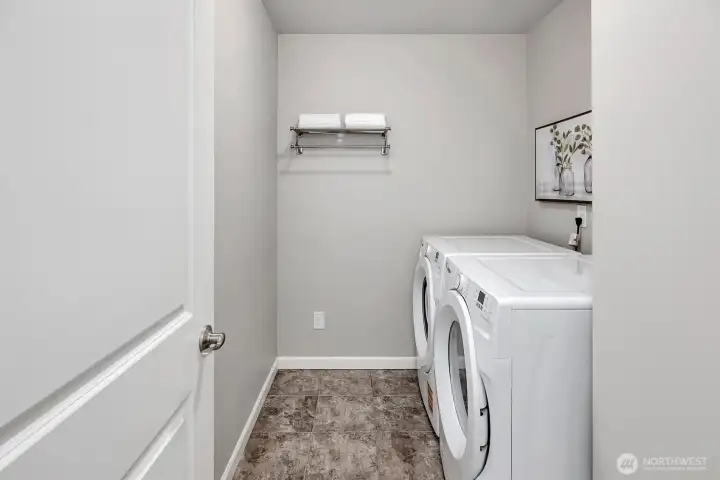 Laundry upstairs