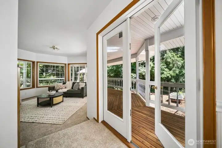 You are sure to enjoy the wrap around covered porch that spans nearly the whole home.
