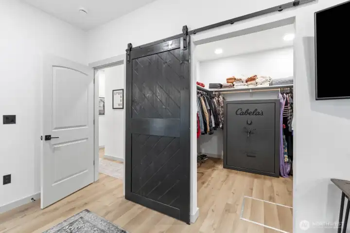 Primary walk-in closet