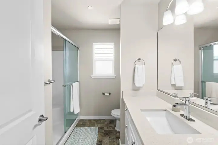 Primary bathroom with walk-in shower Primary bathroom with walk-in shower