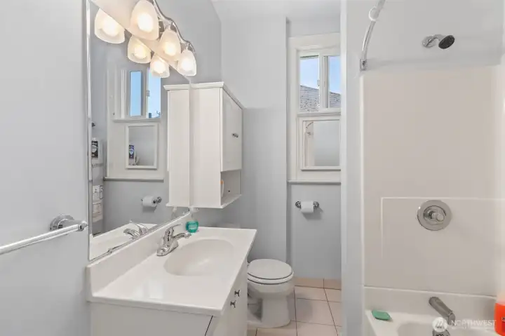 Unit 4 hallway bath Unit 4 hallway bath