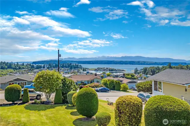 Unobstructed Western Views – Marina, Hood Canal, and Olympic Mountains in full display.