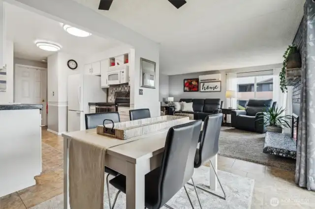 This open floor plan is perfect for entertaining