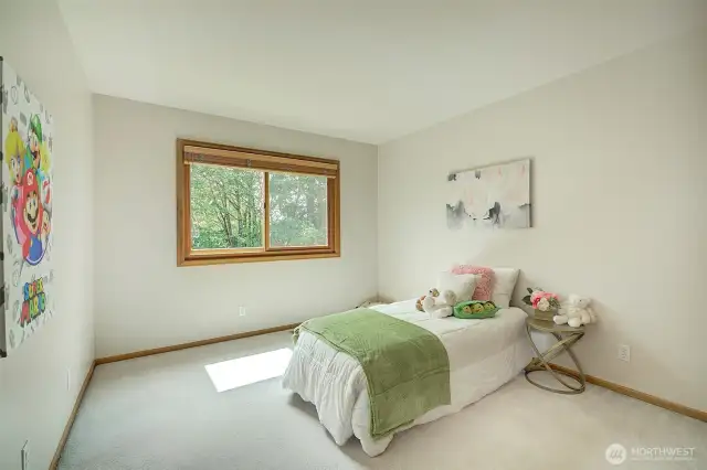 Bedrooms with tree views and lots of light