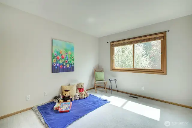 Another light filled bedroom