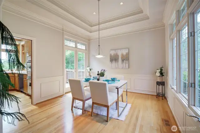 Open formal dining/living areas