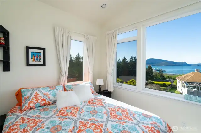 upstairs bedroom number 3 with beautiful views to the north