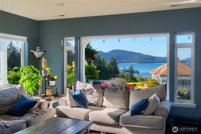 enjoy afternoon sunlight and beautiful views