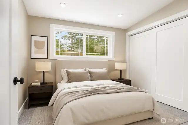 Virtually staged Bed-3