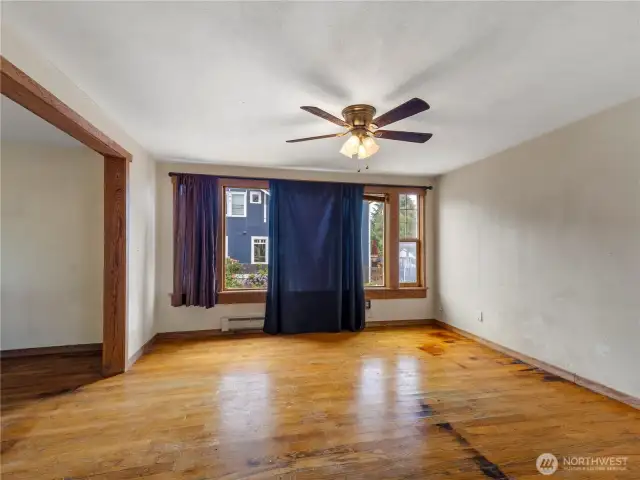 Large dining room off of family room