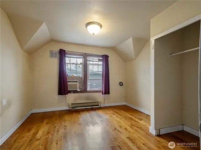 Bedroom #2, this room has plumbing running to it!