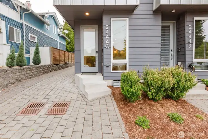 Entrance into your new home