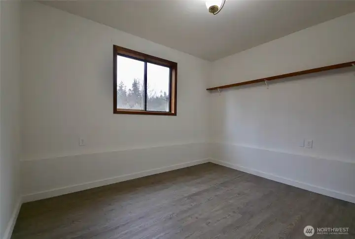 Lower level bonus room/den