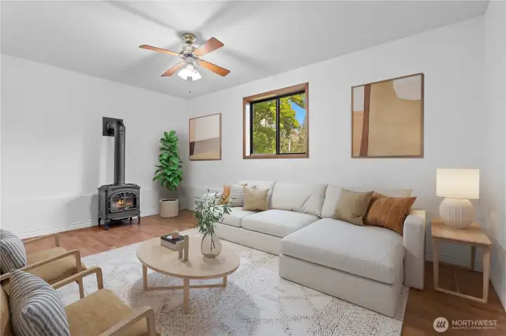 Lower level family room