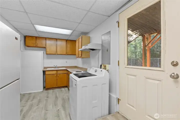 Lower level kitchen with private entrance