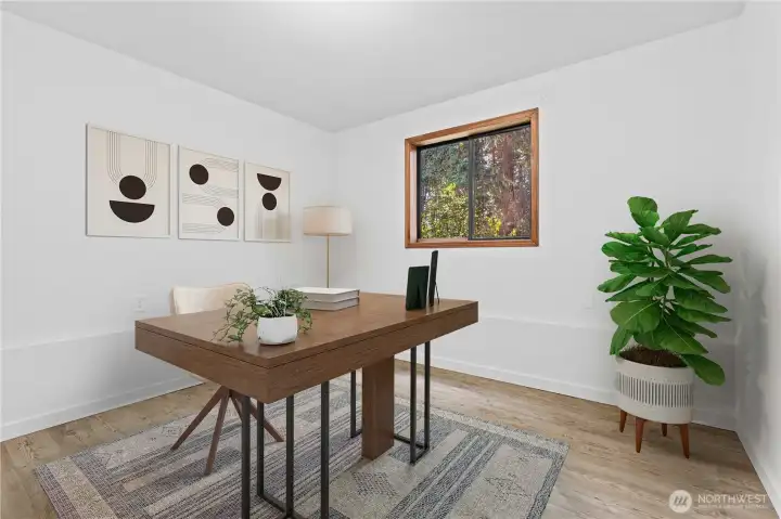 Lower level office   staged photo