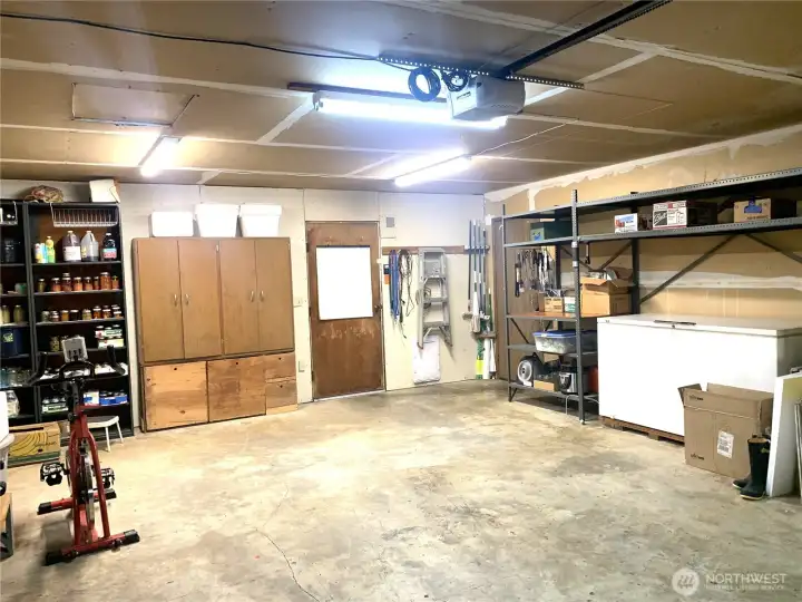 Garage with storage