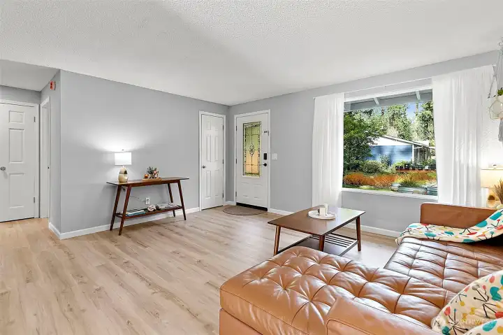 Spacious living areas.