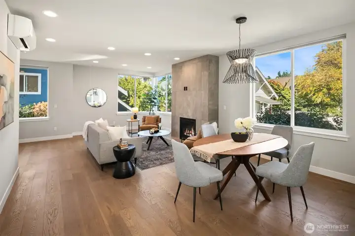 Dining and living room.