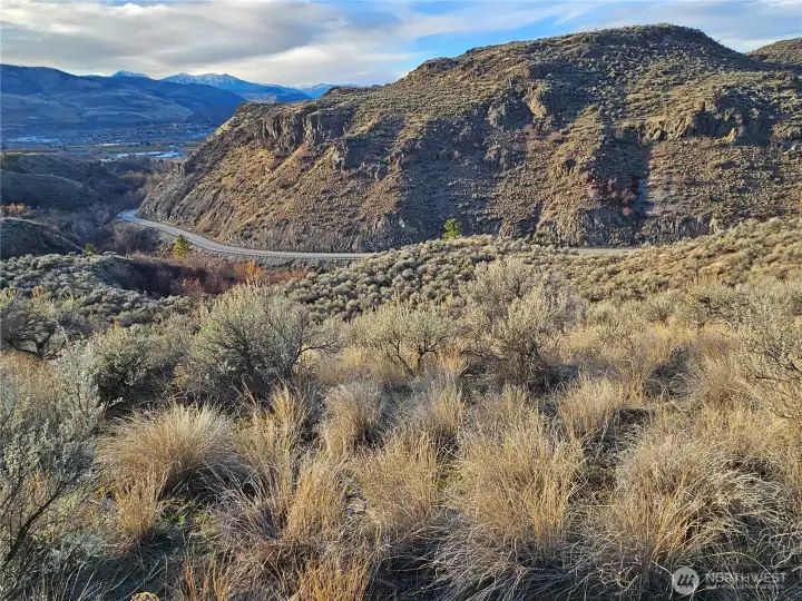 Top looking down to Chesaw Rd. towards the Cascades
