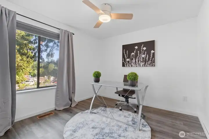 Staged as home office-#2 bedroom