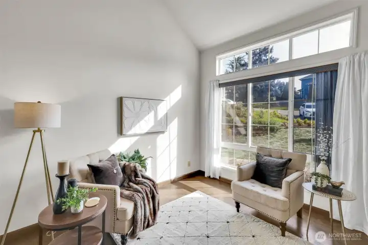 Enjoy tons of natural lighting from large windows throughout the home