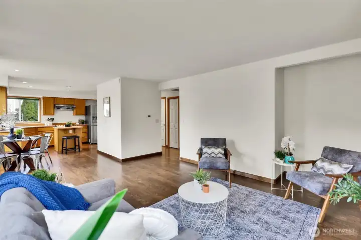 Beautiful REAL hardwood floors