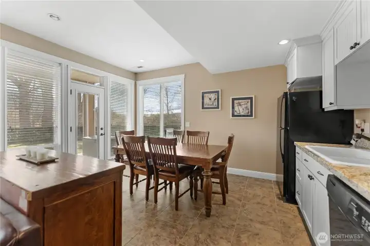 Lower level - huge picture windows & lots of natural light