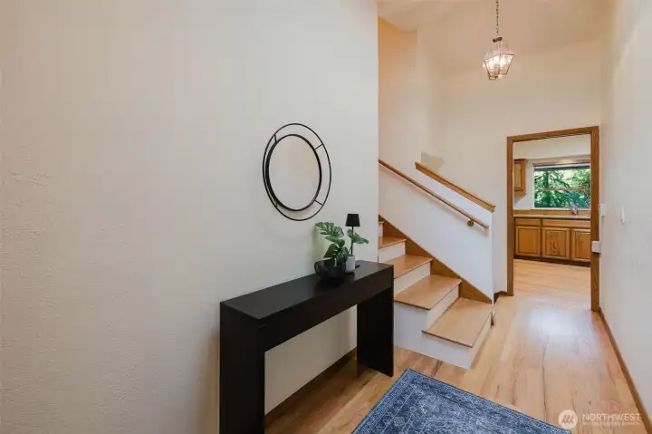hardwood entrance